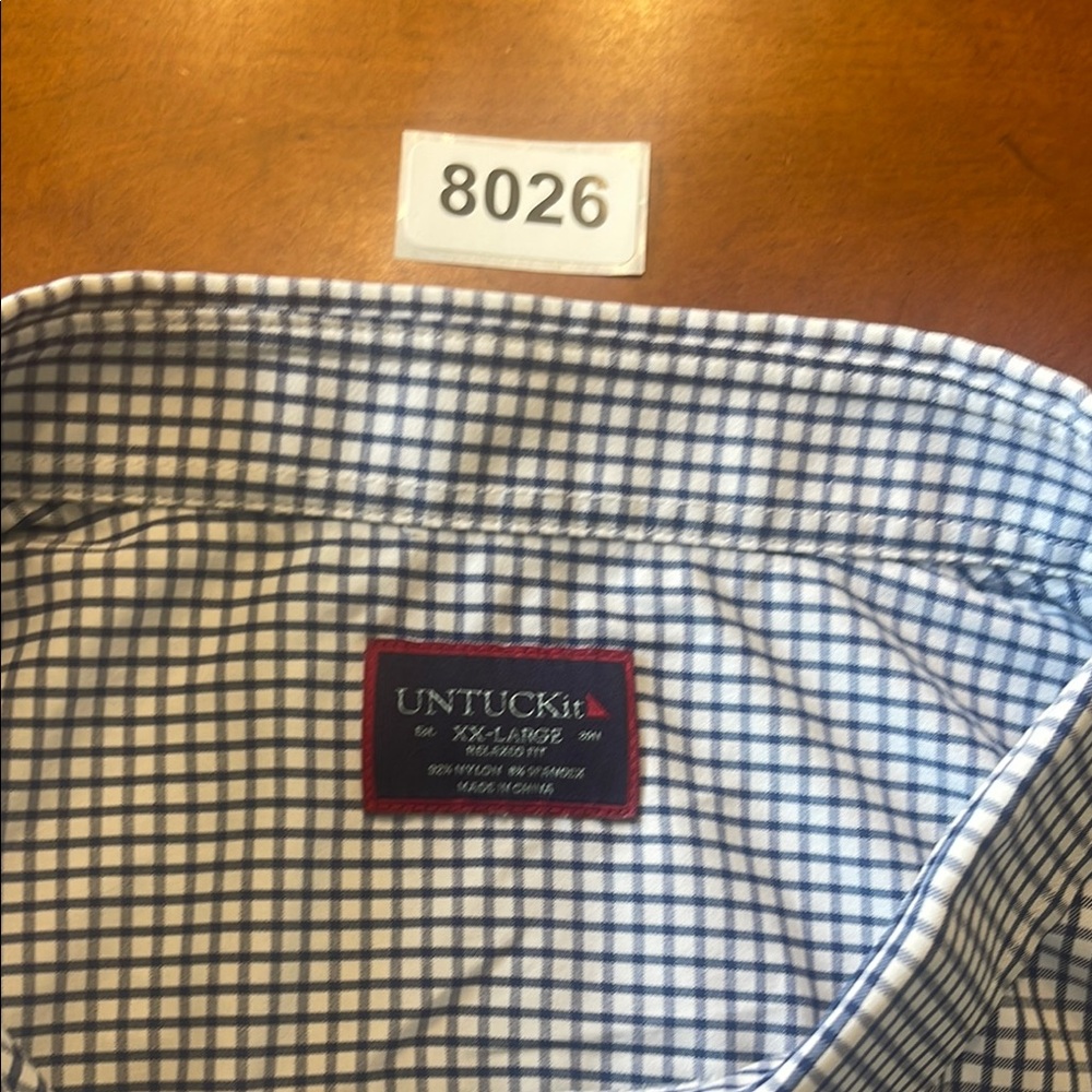UNTUCKit Blue Casual Button Down Shirt